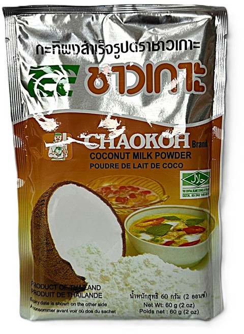 태국 차오코 코코넛 밀크 파우더 / Thai Chaokoh Coconut Milk Powder, 60g, 1개