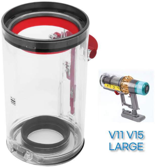 다이슨 호환 먼지통 V10 V11 v15 더스트 빈, 1개, V11 라지
