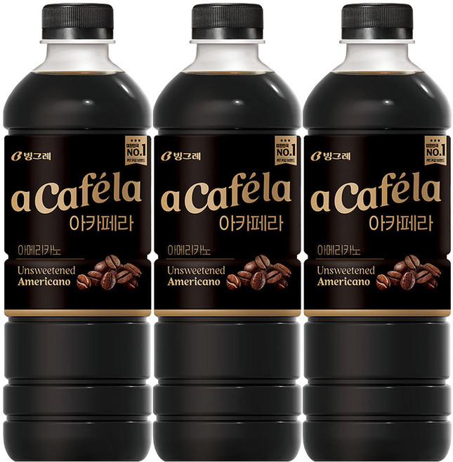 아카페라 올데이 아메리카노, 1L, 3개