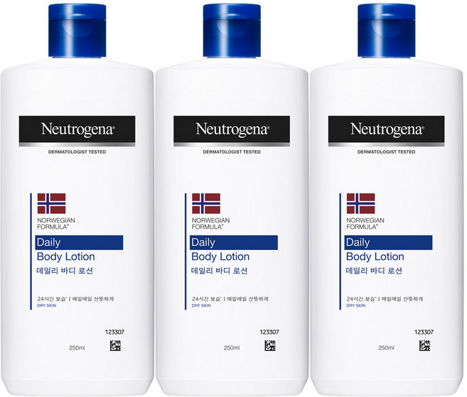 뉴트로지나 노르웨이젼 포뮬러 바디로션 250ml, 3개