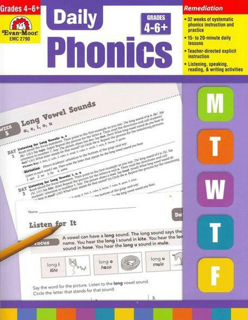 Daily Phonics Grade 4-6+ Teachers Edition, Daily Phonics Grade 4-6+ Tea.., Evan-Moor Educ Publ(저), Evan-Moor Educational Publis..