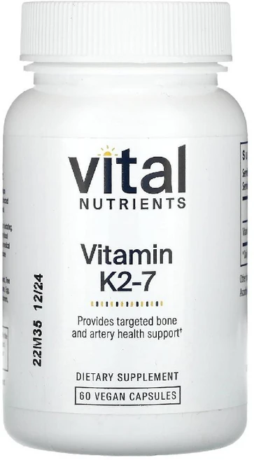바이탈뉴트리언츠 비타민K2 180mcg Vitamin K2-7 베지캡슐 60정, 1개 - 쿠팡
