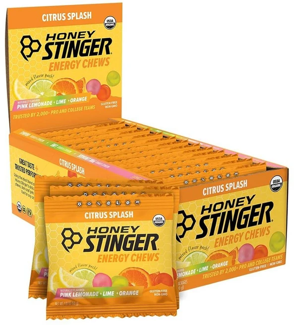 허니스팅거 시트러스 스플래시 에너지츄 젤리 50g 12팩 1박스, 허니스팅거 시트러스 스플래시 에너지츄 젤리 50g 12 - 쿠팡