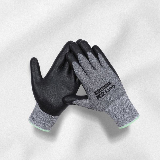K2세이프티 하이터치1 (NBR장갑), MELANGE D/GREY, 1개