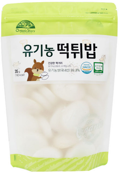 오가닉스토리 유기농 떡튀밥, 35g, 1개