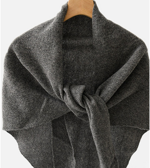 벨라로그 가온결숄 프리미엄 울100 빅사이즈 삼각숄 머플러 겨울숄 포근한 울숄