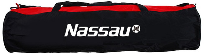 낫소 NS 5개입 볼가방 축구공 다용도백, 블랙/레드