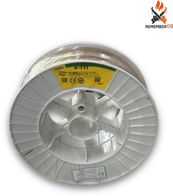 고려용접봉 CO2용접봉 K-71T 5kg 플럭스코드 와이어 E71T소형 보빈, 1개, 1.4mm