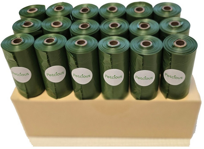 펫셔스 친환경 생분해 배변봉투 풉백 360개입 1년치 강아지 소형견 똥츄