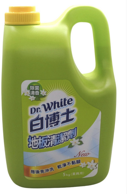 Dr. White 白博士 地板清潔劑，清香配方，拖後免沖洗，乾淨不黏腳, 5kg, 2個