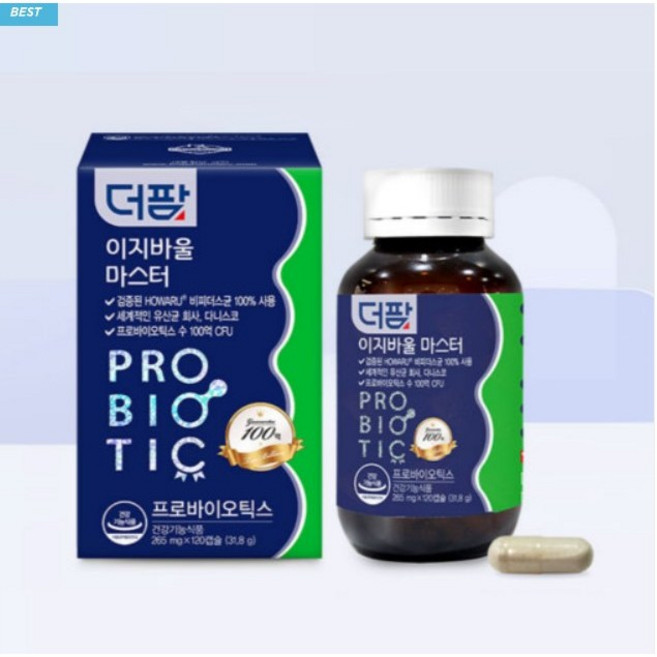 더팜 이지바울 마스터 유산균 프로바이오틱스, 120회분, 1박스