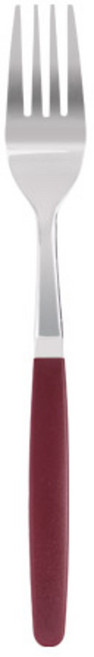 마호커트러리 틴트 성인용 포크, 버건디와인, 1개