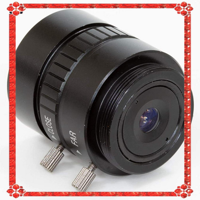 Raspberry Pi HQ 카메라용 24시간 CS 마운트 렌즈 수동 초점 및 조정 가능한 조리개가 있는 12Mm 거리, 01 black