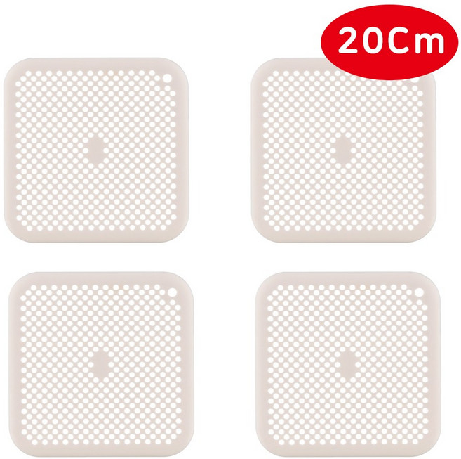 팀브로스 실리콘 배수구 하수도 마개 커버 덮개 20Cm, 아이보리