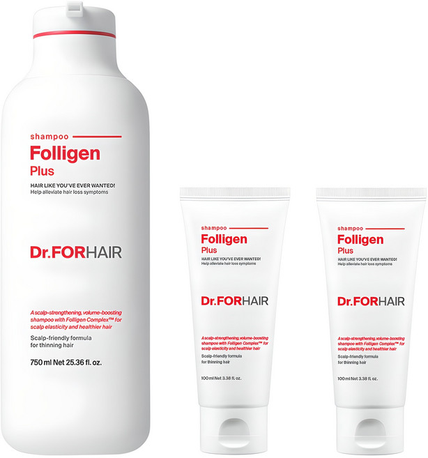 닥터포헤어 폴리젠 플러스 기능성 샴푸 750ml +100ml x 2p 세트, 1개