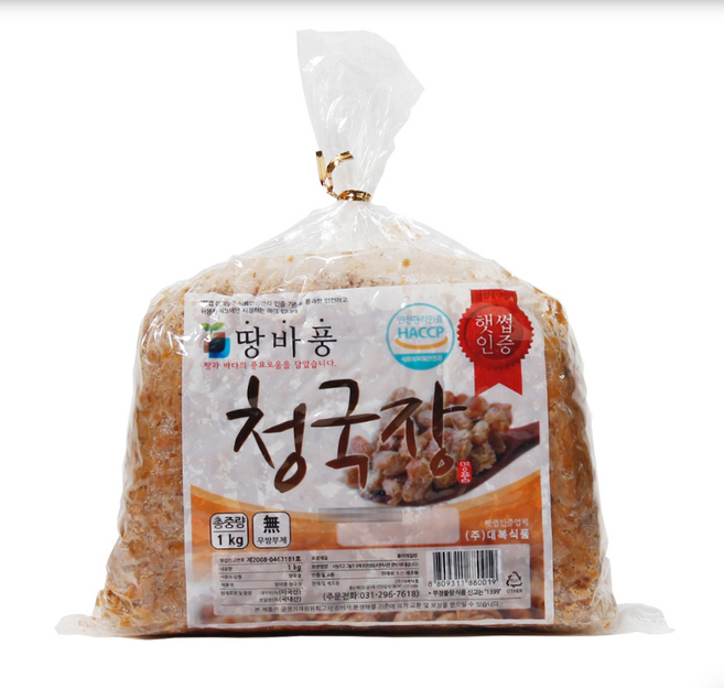 대복식품 땅바풍 일반청국장 180g 400g 1k 2k, 22개, 1kg
