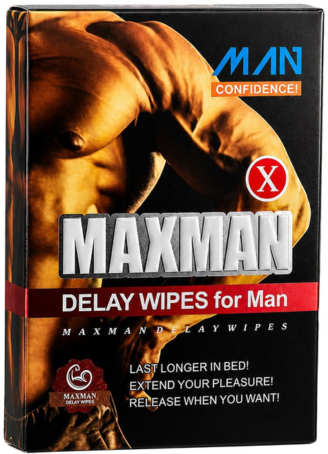 맥스맨 롱나잇 티슈 MAXMAN 남성용 롱파워 케어 티슈 휴대용 Long Power Night Wipes, 1개, 10개입