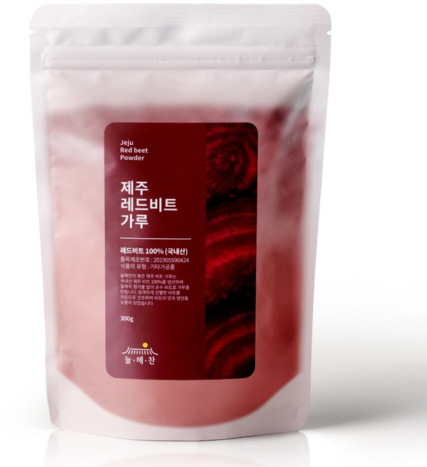 늘해찬 국산 제주 레드비트 가루 분말 파우더 비트, 1개, 300g