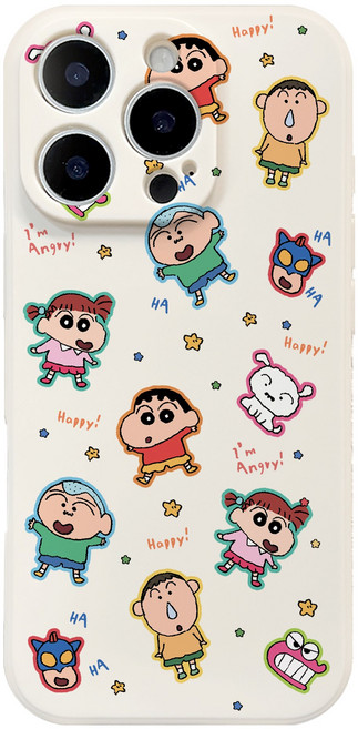 행운의 별 짱구와 친구들 아아폰 갤럭시 케이스