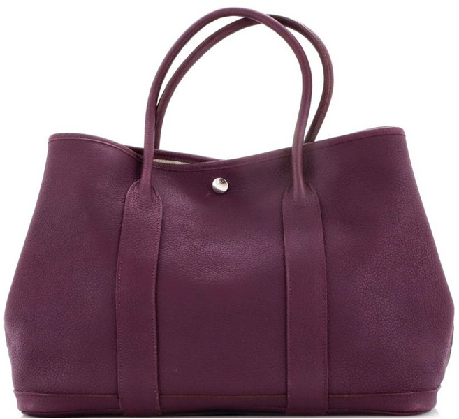 에르메스 중고 가든 파티 레더 36 토트 백