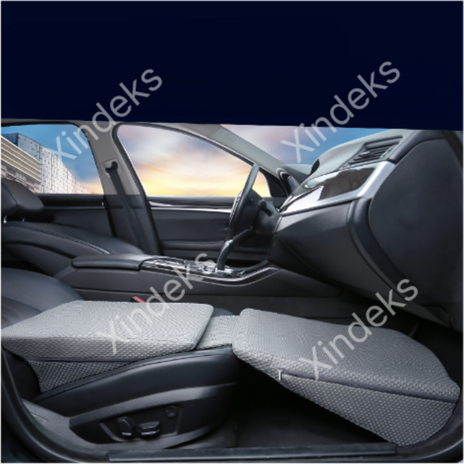 자동차 여행 접이식 플랫 침대 매트리스 차박매트 카매트 평탄화 에어매트 앞좌석 뒷좌석 전용, B. 그레이, 1개