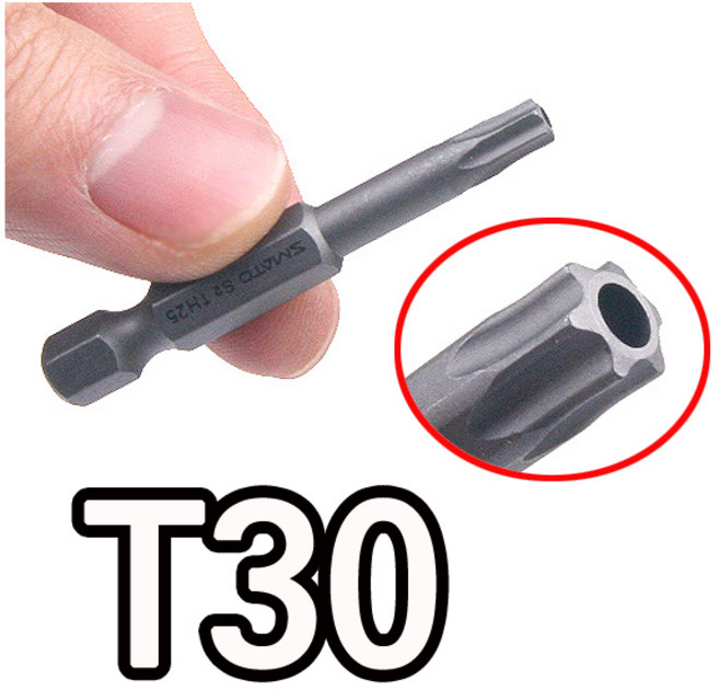 스마토 홀형 별빗트 별비트 날 사이즈 택1 자석형 50mm 육각 비트 빗트, 1개