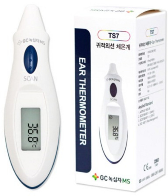 녹십자 의료용 귀 체온계 TS-7 아기 고막, 1개