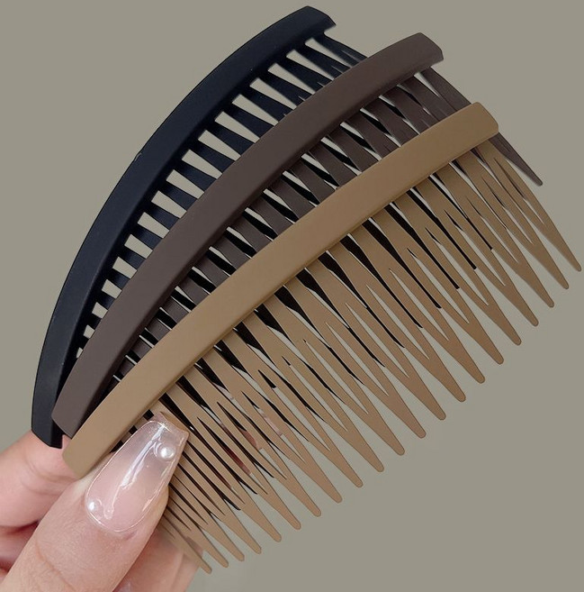 매트 빗살 3P 헤어핀 여성 앞머리 고정 데일리 머리삔 FS135