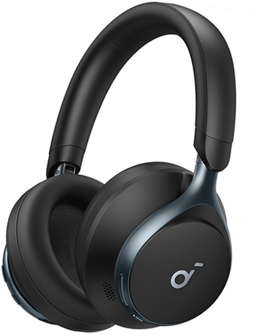 앤커 사운드코어 스페이스원 노이즈캔슬링 무선 블루투스헤드폰, 블랙, A3035011