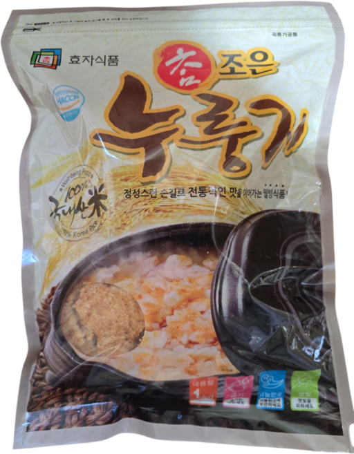 효자식품 참조은 누룽지, 1kg, 2개