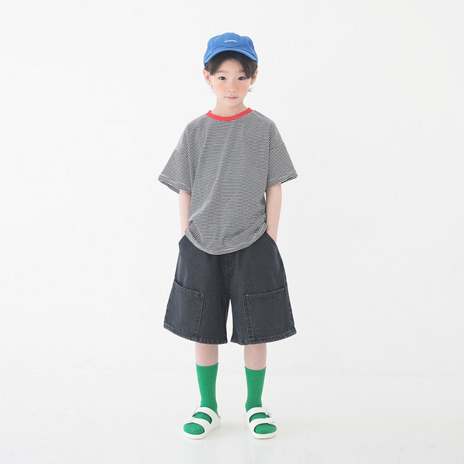 [12시전주문 오늘출발] 메르시보꾸 아동용 D2439 네모네모숏츠진