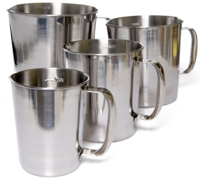 (용량선택)스텐비이커-1L 2L 3L 5L, 1개