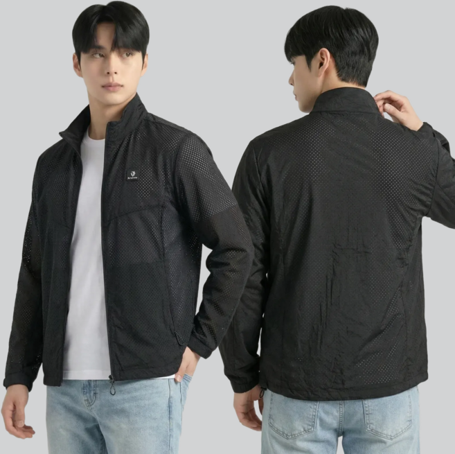 블랙야크 남성 아이스벤트 여름 메쉬 자켓 경량 기능성 바람막이