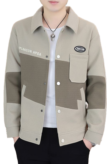 셀럽당 남성 봄 야상 캐주얼 자켓 루즈핏 상의 S03178-KR