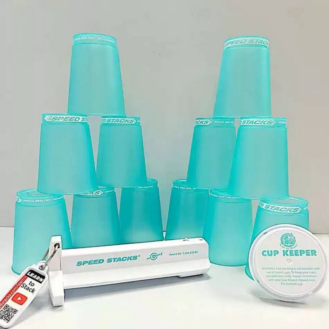 Speed Stacks 競技疊杯組 馬來西亞公開賽紀念款, 1個, 2025馬來西亞透明綠杯（現貨