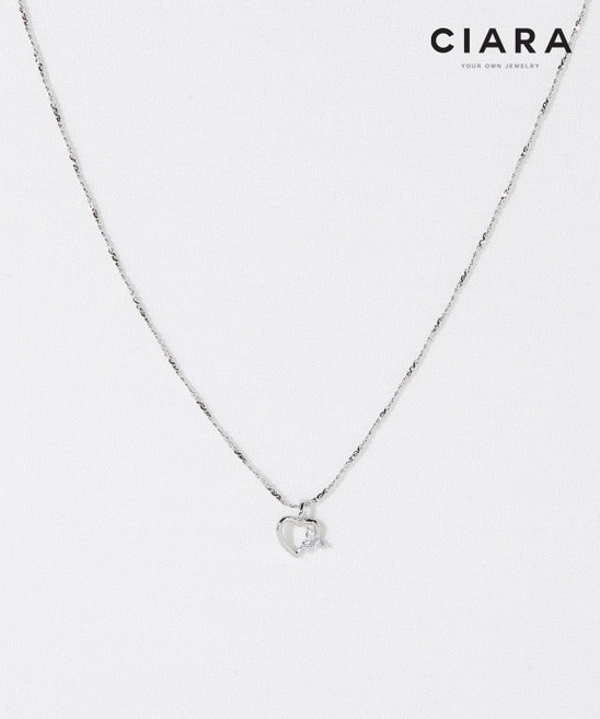 CIARA 14K Cologne 뜨레 쓰톤 하트 목걸이(GoldPlated)