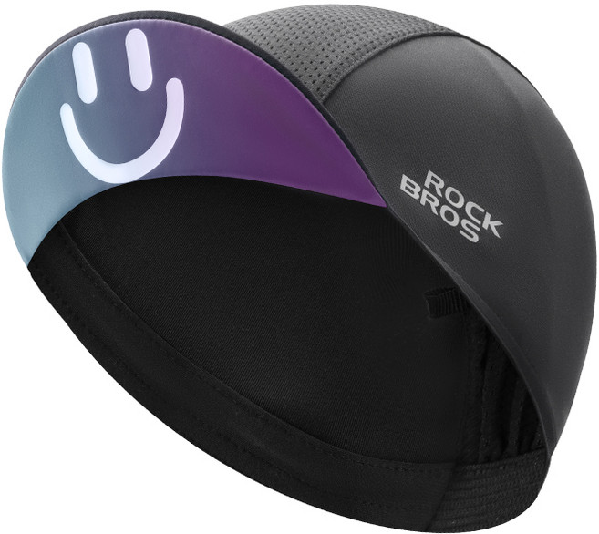 자전거 헬멧 속 이너캡 쪽모자, 블랙, 1개