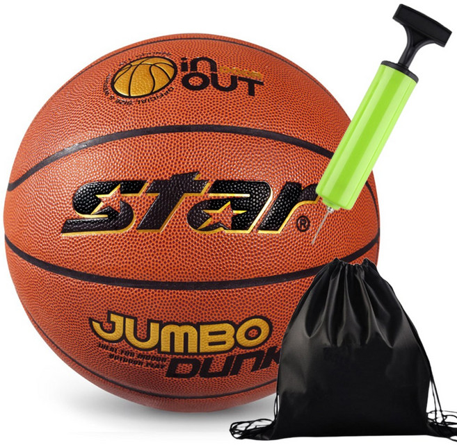 스타 농구공 점보 덩크 투센 볼펌프 볼가방, 1개, BB4647