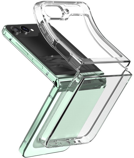 UB 초슬림 TPU 소프트 젤리 투명 케이스 갤럭시 Z플립5