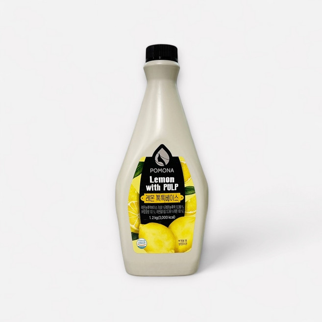 포모나 레몬에이드 톡톡베이스 1.2kg 레몬농축액 과육 카페 레몬시럽, 1개