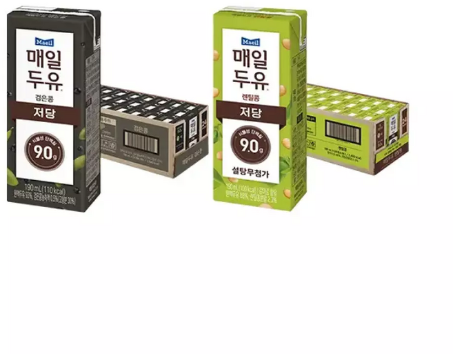 매일두유 190ml 48팩(렌틸콩24팩 검은콩24팩)/무배, 48개