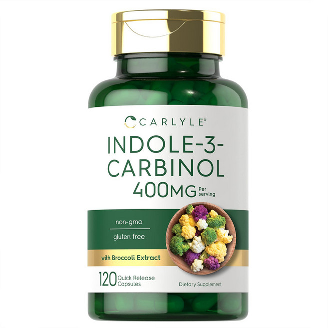 칼라일 인돌3카비놀 400mg 브로콜리 추출물 120캡슐, 120정, 1개