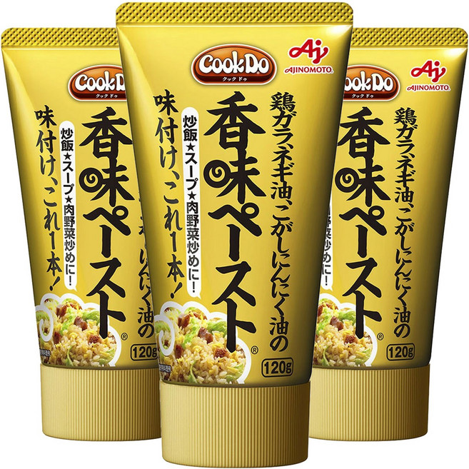 일본 아지노모토 쿡두 향미 볶음밥용 만능 페이스트 120g x 3개