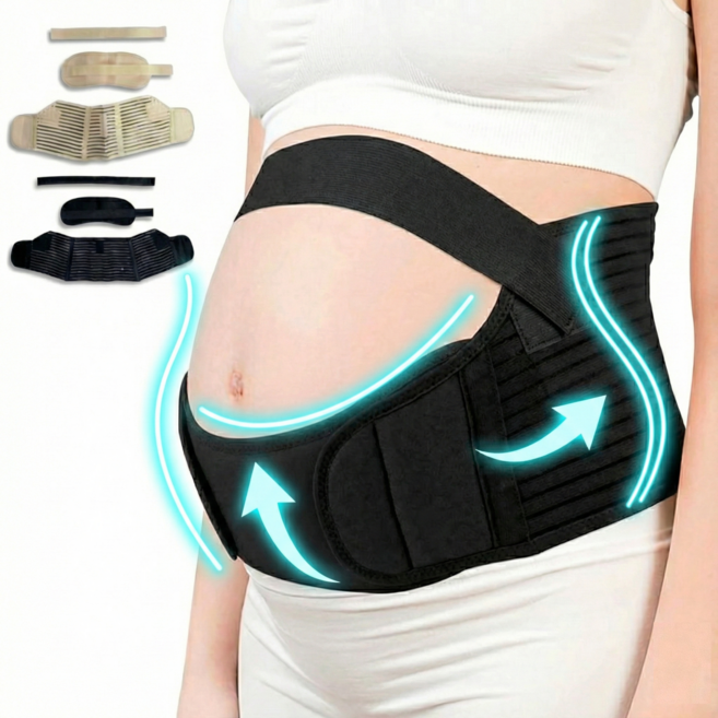 임산부 산전 복대 산모 허리 보호대 임신 배받침 밴드 환도선다 지지 탄력 벨트 복부 고정 스트랩 메쉬 통기성 리프팅 탄력밴드