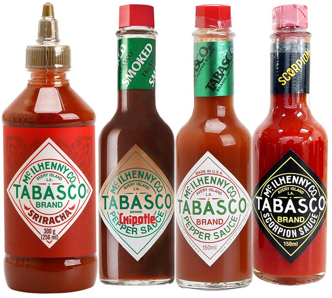 오뚜기 타바스코 소스 4종세트(치포틀레 150ml+스리라차 300g+핫소스 150ml+스콜피온소스 150ml), 1세트, 150ml