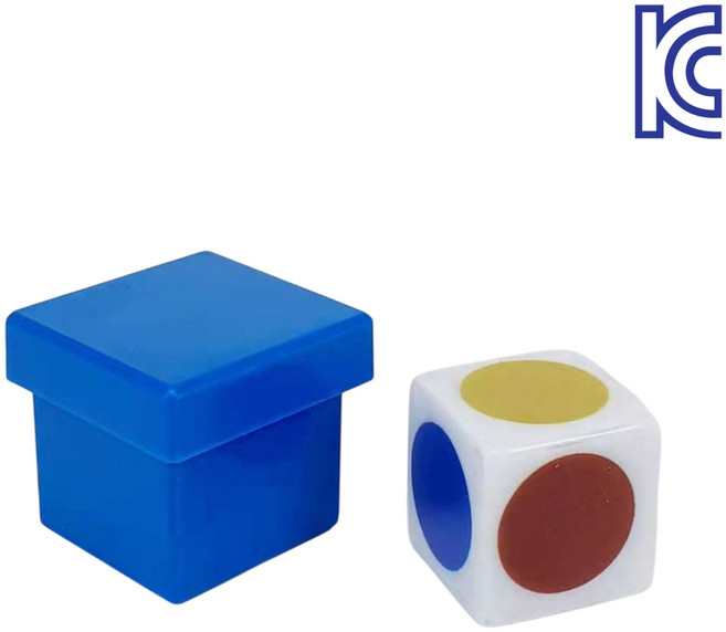 [KC인증] JL매직 관객이 생각한 주사위 숫자를 마술사가 맞히는 컬러비젼(Color Vision)-플라스틱재질, 1세트