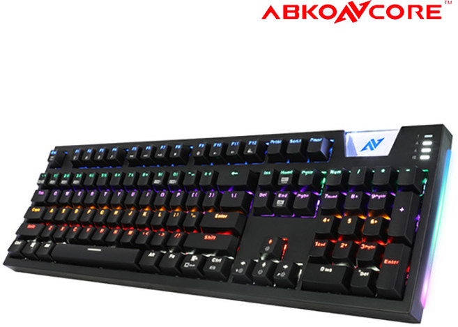 앱코 NCORE K660 ARC 기계식 게이밍 키보드 (청축), 1개