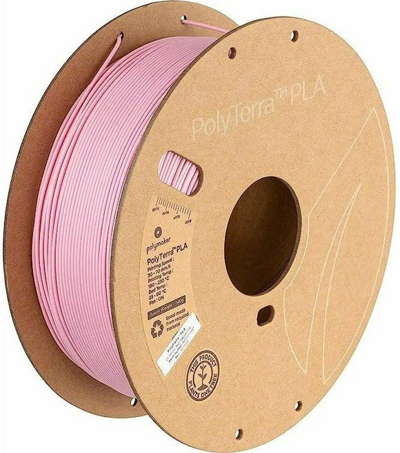 Polymaker PolyTerra PLA Panchroma Matte 필라멘트 1.75mm1kg 무광택 프린팅, Sakura pink