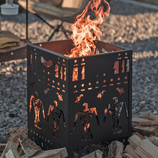 [스톤피어] 대형 캠핑 화로대 불멍 끝판왕 화목난로 스토브 F50L, 1세트