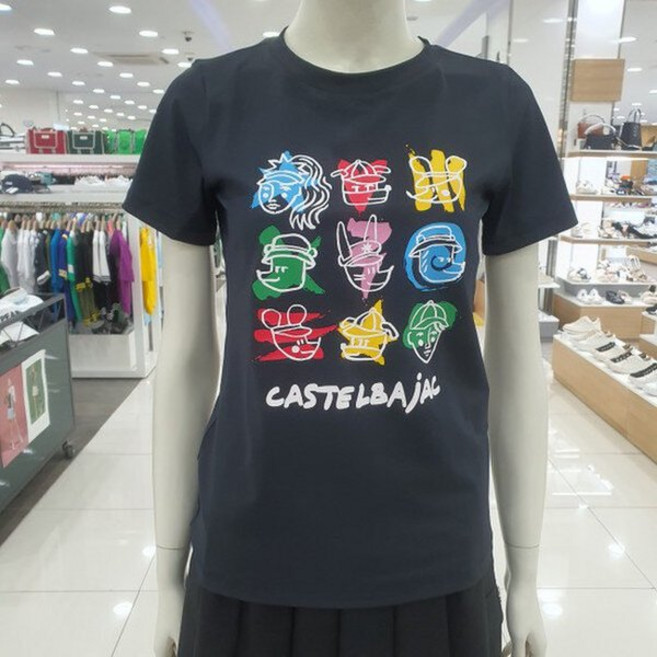 까스텔바작 여성용 9색 프린트 티셔츠 BGDMTS717